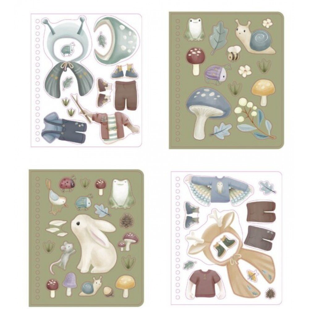 Книжкa със Стикери Облечи Jim Forest Friends - Party Design