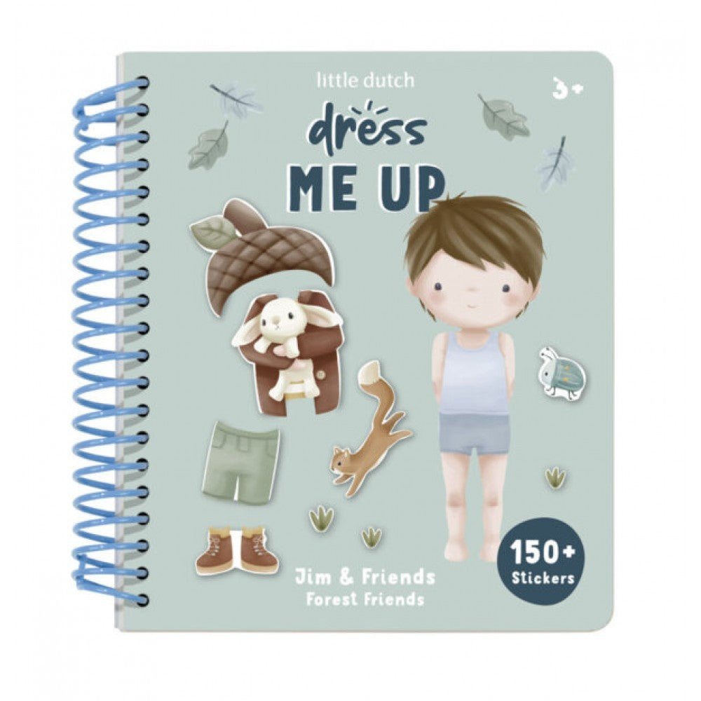 Книжкa със Стикери Облечи Jim Forest Friends - Party Design