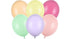 Светъл пастелен микс PartyDeco – 23 см, 100 бр.