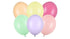 Светъл пастелен микс PartyDeco – 12 см, 100 бр.