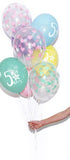 Латексови Балони със Сърца, Прозрачни 30см - Party Design