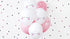 Латексови Балони Пастел, Миглички, Чисто Бели 30см - Party Design