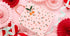 Подаръчна Торбичка на Черешки, 26x32x13cм - (1 пакет / 1 бр.) - Party Design
