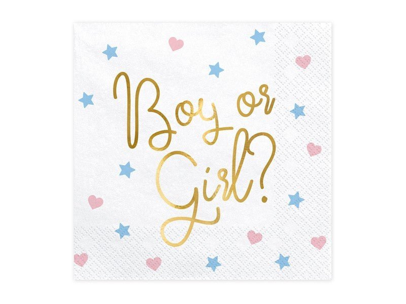 Парти Салфетки "Boy Or Girl?" - Party Design