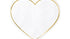Бели Салфетки във Формата На Сърце - Party Design