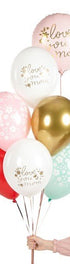 Летексови Балони "Love You Mom" 30см - (1 пакет / 3 бр.) - Party Design