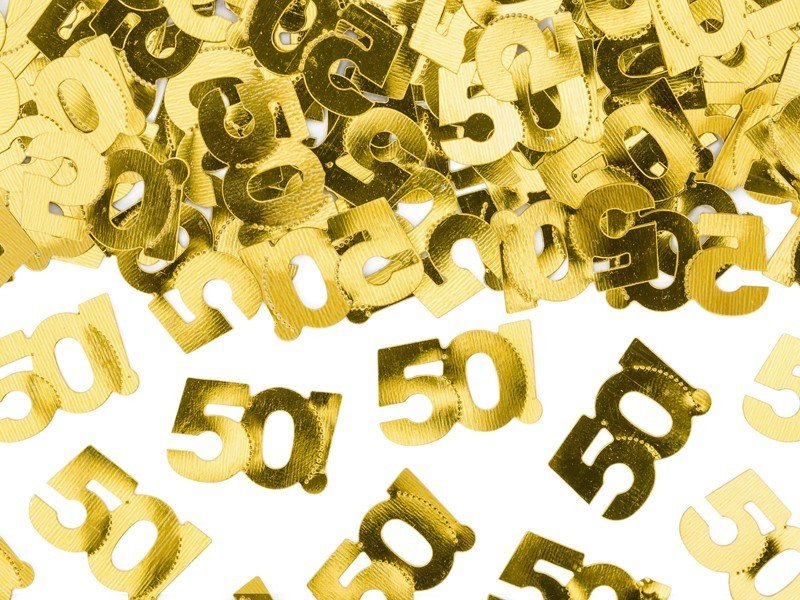 Златни Конфети - "50" - Party Design