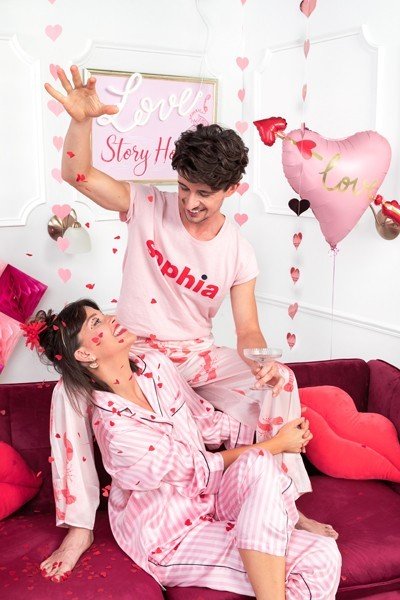 Парти Конфети - Сърца, Червени - Party Design