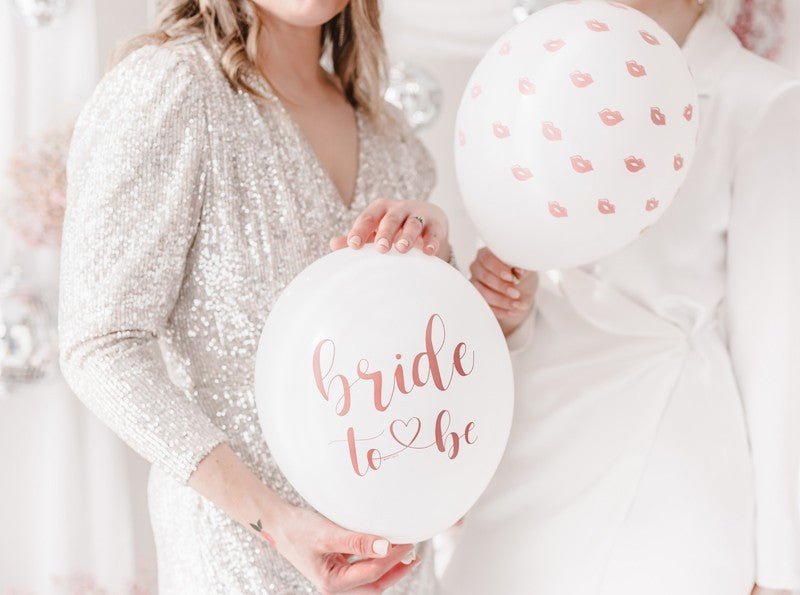 Латексови Балони "Bride To Be" 30см - (1 пакет / 6 бр.) - Party Design