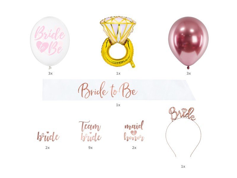 Кутия за Сватбено Тържество "Bride To Be", микс - Party Design