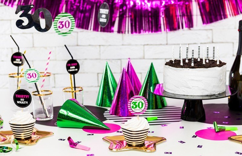 Парти Свирки, Разноцветни - (1 пакет / 20 бр.) - Party Design