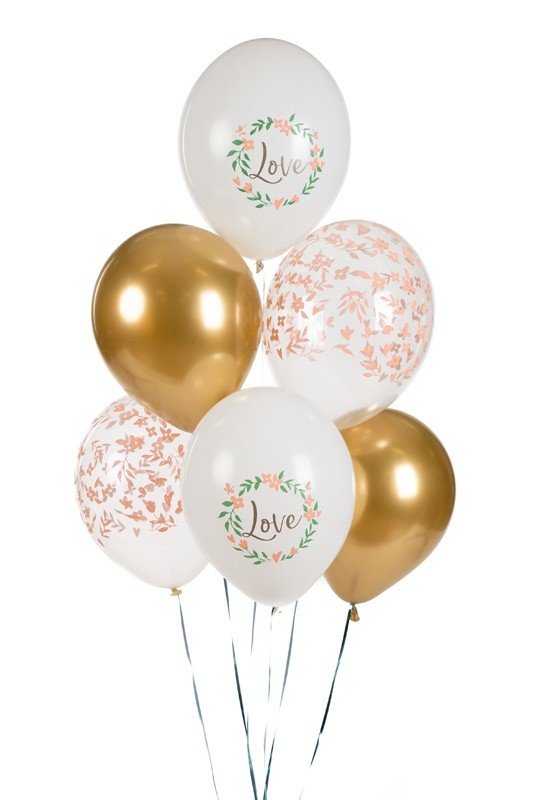 Латексови Балони "Love" 30см - (1 пакет / 2 бр.) - Party Design