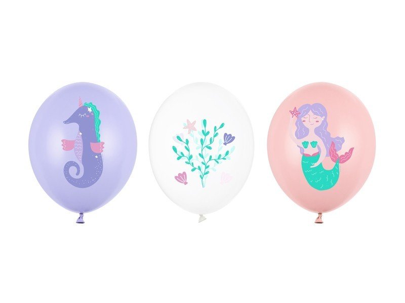 Латексови Балони - Морски Свят 30см - (1 пакет / 3 бр.) - Party Design