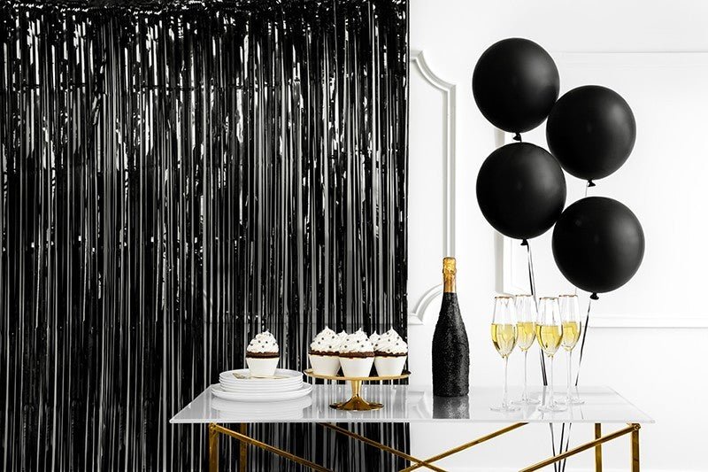 Парти Завеса Черна – Различни Размери - Party Design