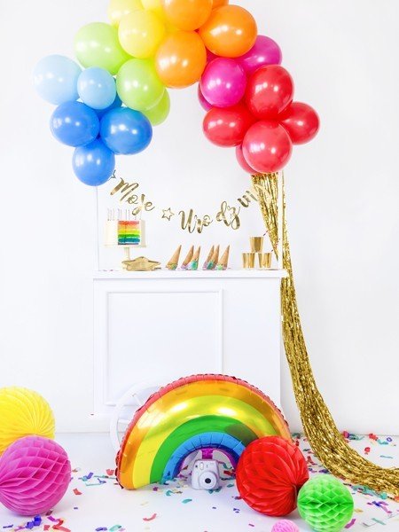 Златна Парти Завеса, 90 x 250 см - Party Design