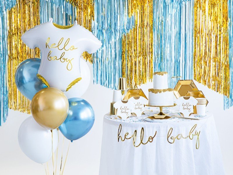 Златна Парти Завеса, 90 x 250 см - Party Design