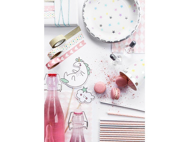 Парти Чинии - Звездички - (1 пакет / 6 бр.) - Party Design