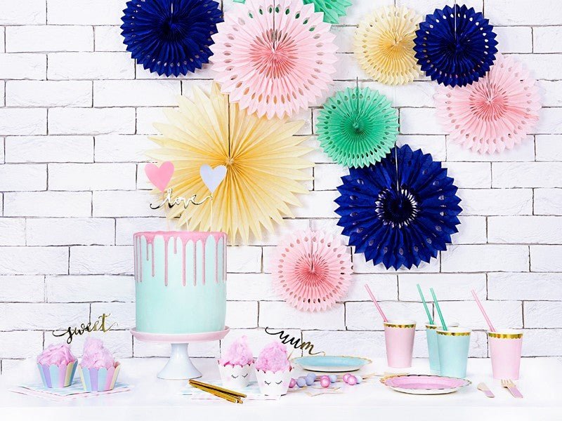 Парти Чаши в Светло Розово - (1 пакет / 6 бр.) - Party Design