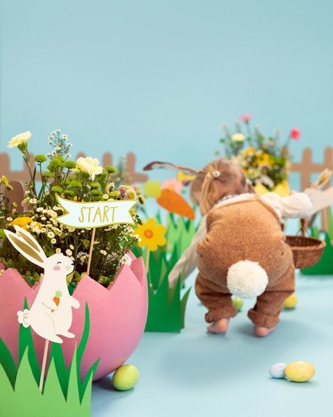 Великденски Фигурки "Egg Hunt" - (1 пакет / 10 бр.) - Party Design