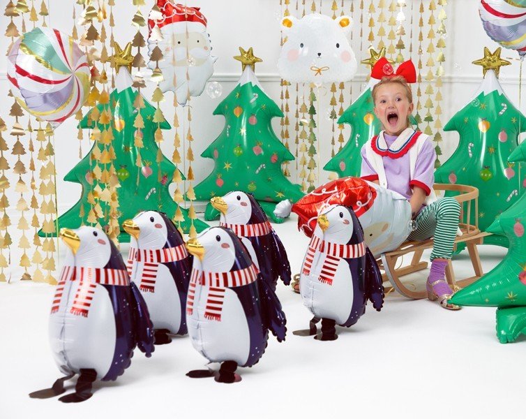 Фолиев Балон, Бяло Мече, 51х45 см - Party Design