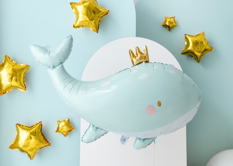 Фолиев Балон, Звезда, Златно, 12см - Party Design