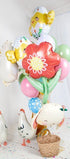 Фолиев Балон, Сладка Кокошка, Бяла, 48х60см - Party Design