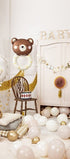 Фолиев Балон "Oh Baby" в Кремаво и Златно, 53x69 см - Party Design