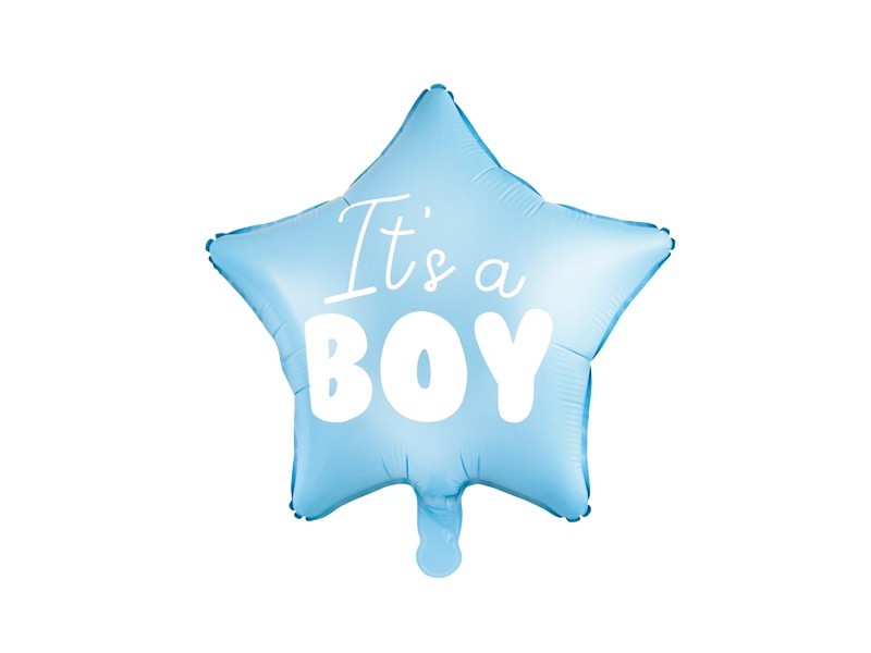 Фолиев Балон Звезда с Надпис "It's a Boy"