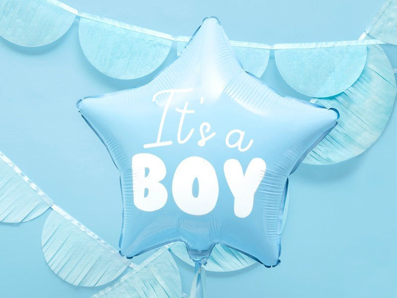 Фолиев Балон Звезда с Надпис "It's a Boy"