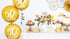 Фолиев Балон с Надпис "50th Birthday", Златен - Party Design