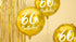 Фолиев Балон с Надпис "60th Birthday", Златен - Party Design