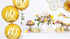 Фолиев Балон с Надпис "60th Birthday", Златен - Party Design