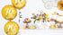 Фолиев Балон с Надпис "70th Birthday", Златен - Party Design