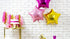 Фолиев Балон Звезда в Светло Розово, 48см - Party Design