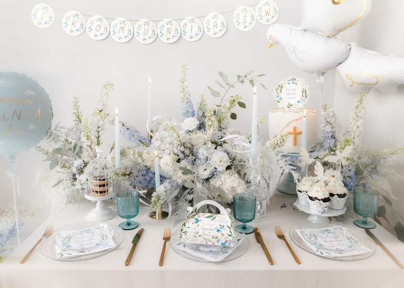Декоративна Клетка За Птици, Бяла, 27,5см - Party Design