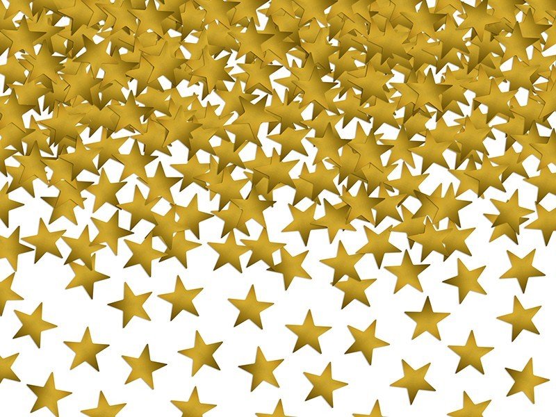 Конфети Златни Звездички, 10мм, 30гр - Party Design
