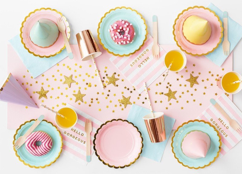 Конфети Златни Звездички, 10мм, 30гр - Party Design