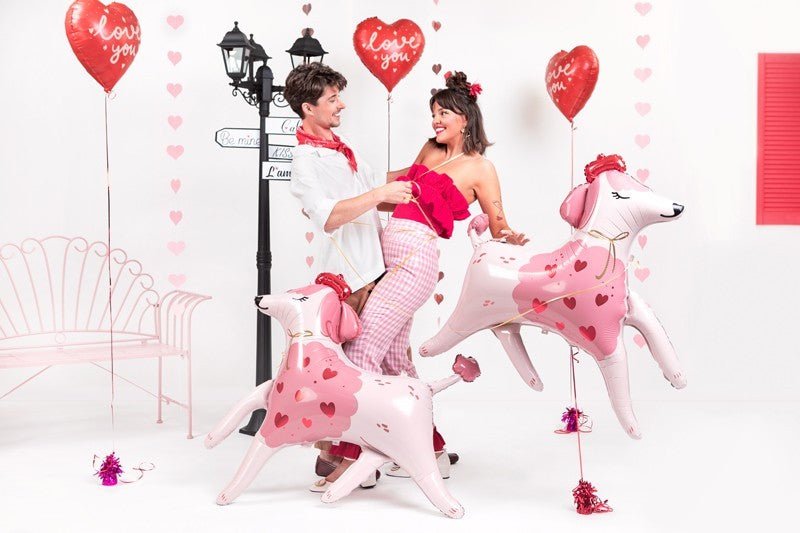 Фолиев Балон, Сърце с Надпис ''Love You'', 45см - Party Design