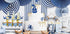 Кутии за Пуканки в Синьо - (1 пакет / 6 бр.) - Party Design