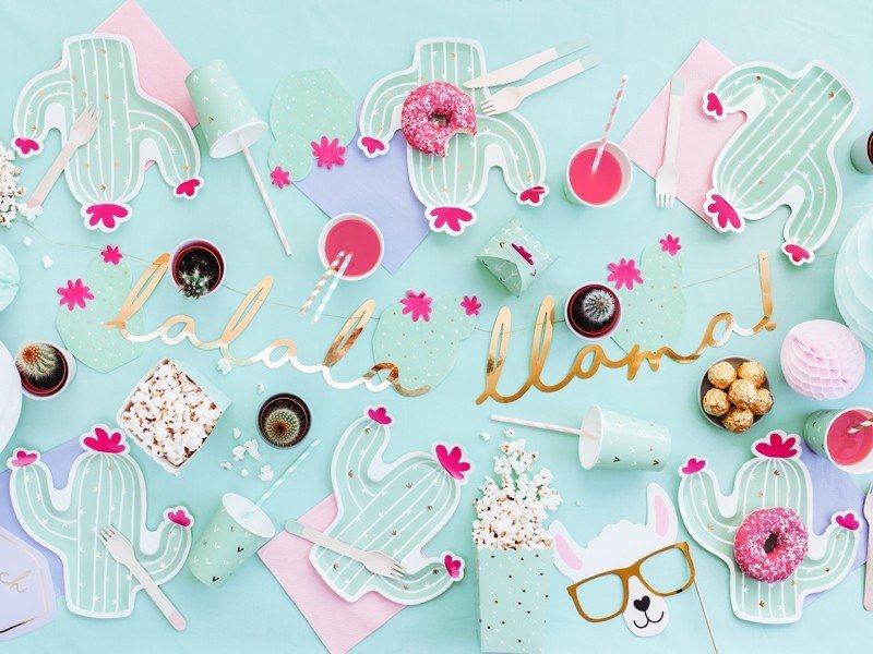Подаръчни Кутии - Кактус, 6х6х6см - (1 пакет / 6 бр.) - Party Design