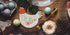 Салфетки Кокошка, Комбинация от Цветове 16х13см - (1 пакет / 20 бр.) - Party Design