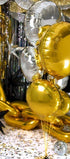 Фолиев Балон, Сфера, Злато, 80см - Party Design