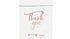 Торбички за Лакомства "Thank You" - (1 пакет / 6 бр.) - Party Design