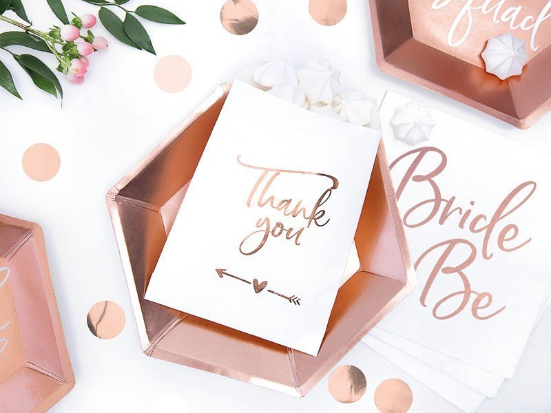 Торбички за Лакомства "Thank You" - (1 пакет / 6 бр.) - Party Design