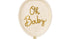 Парти Чинии "Oh baby", 17.5х22 см - (1 пакет / 6 бр.) - Party Design