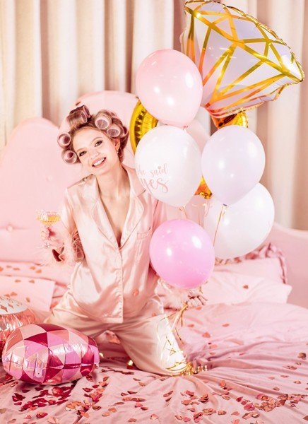 Букет от Балони с Пръстен - (1 пакет / 6 бр.) - Party Design