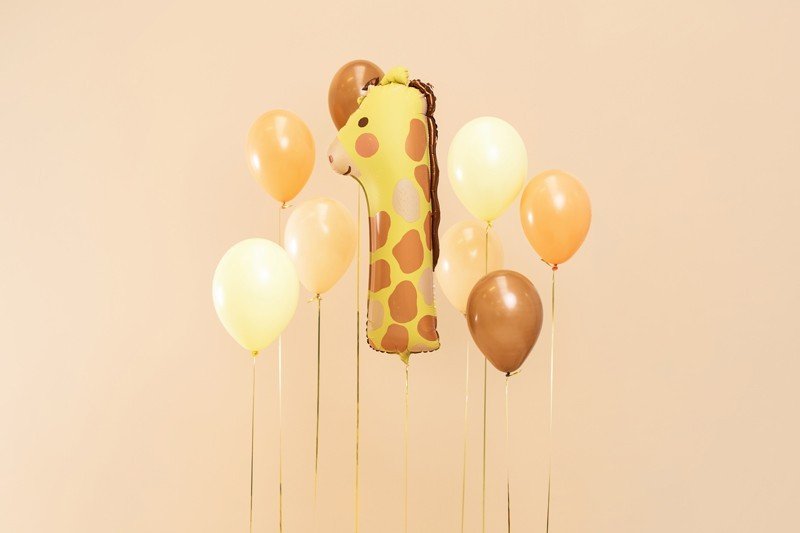 Фолиев Балон Номер 1 - Жираф, 42х90 см - Party Design