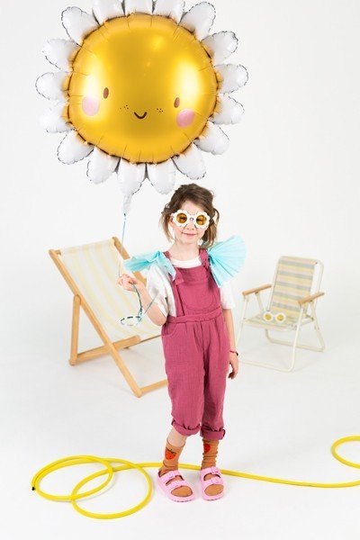 Фолиев Балон Слънце, 90см - Party Design