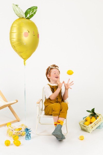 Фолиев Балон Лимон, 50х75 см, микс - Party Design