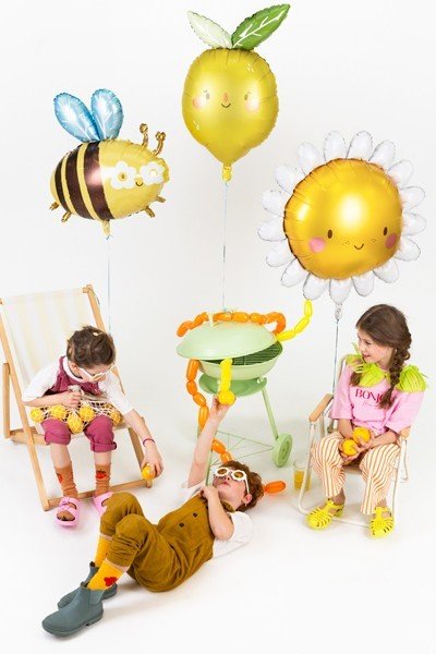 Фолиев Балон Лимон, 50х75 см, микс - Party Design